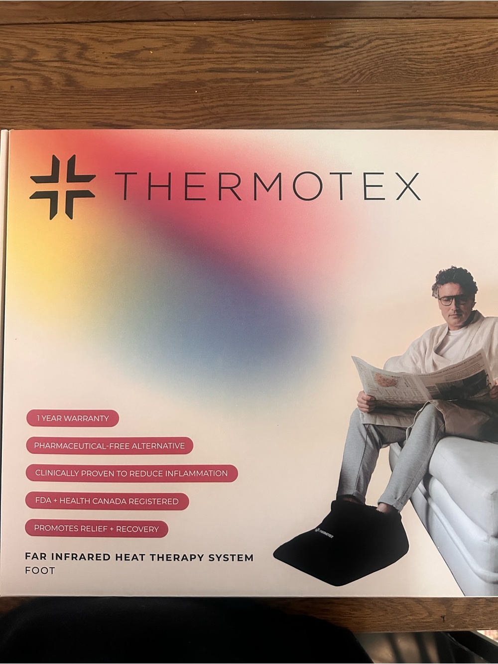 Far Infrared Foot Heat Therapy System — Black
